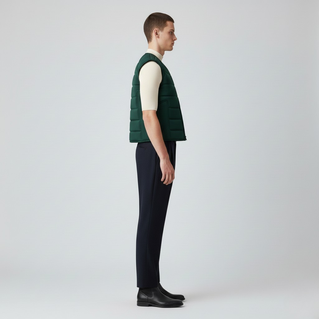 Gilet imbottito trapuntato