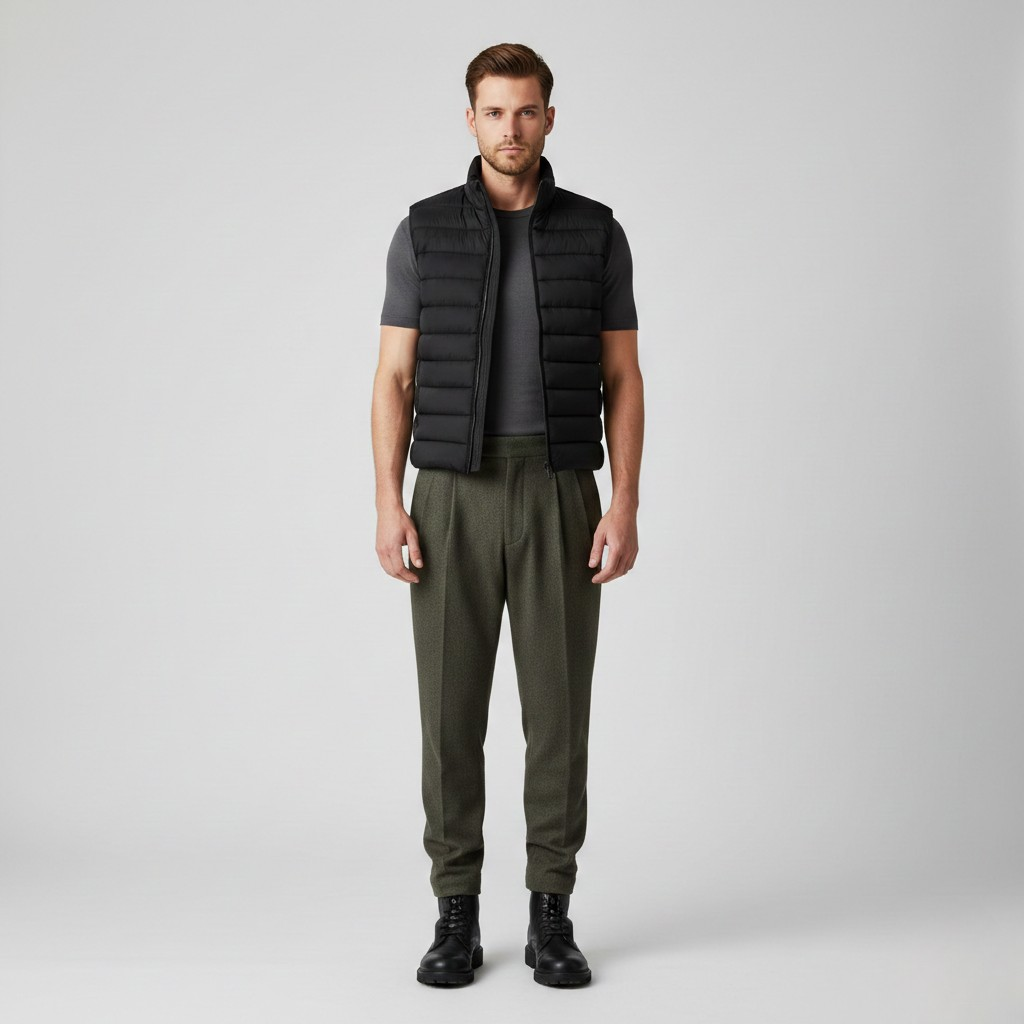 Gilet imbottito trapuntato