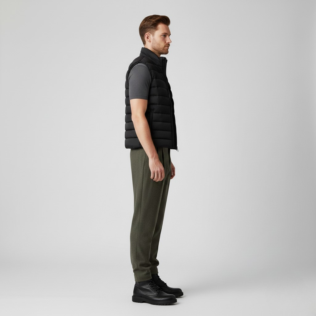 Gilet imbottito trapuntato