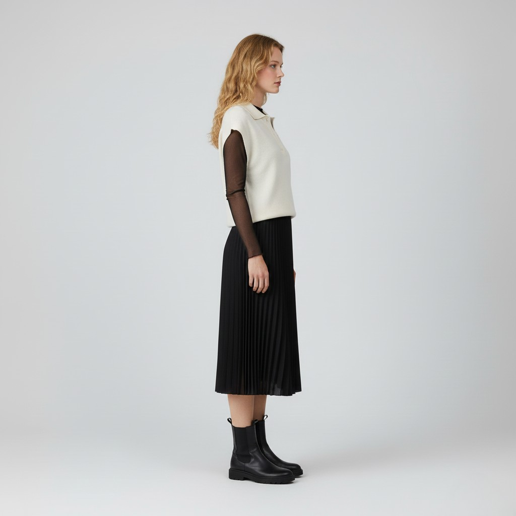 Maglia polo senza maniche