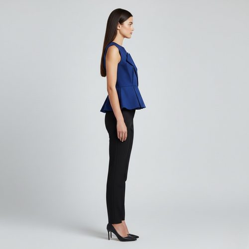 Camicetta con peplo su misura