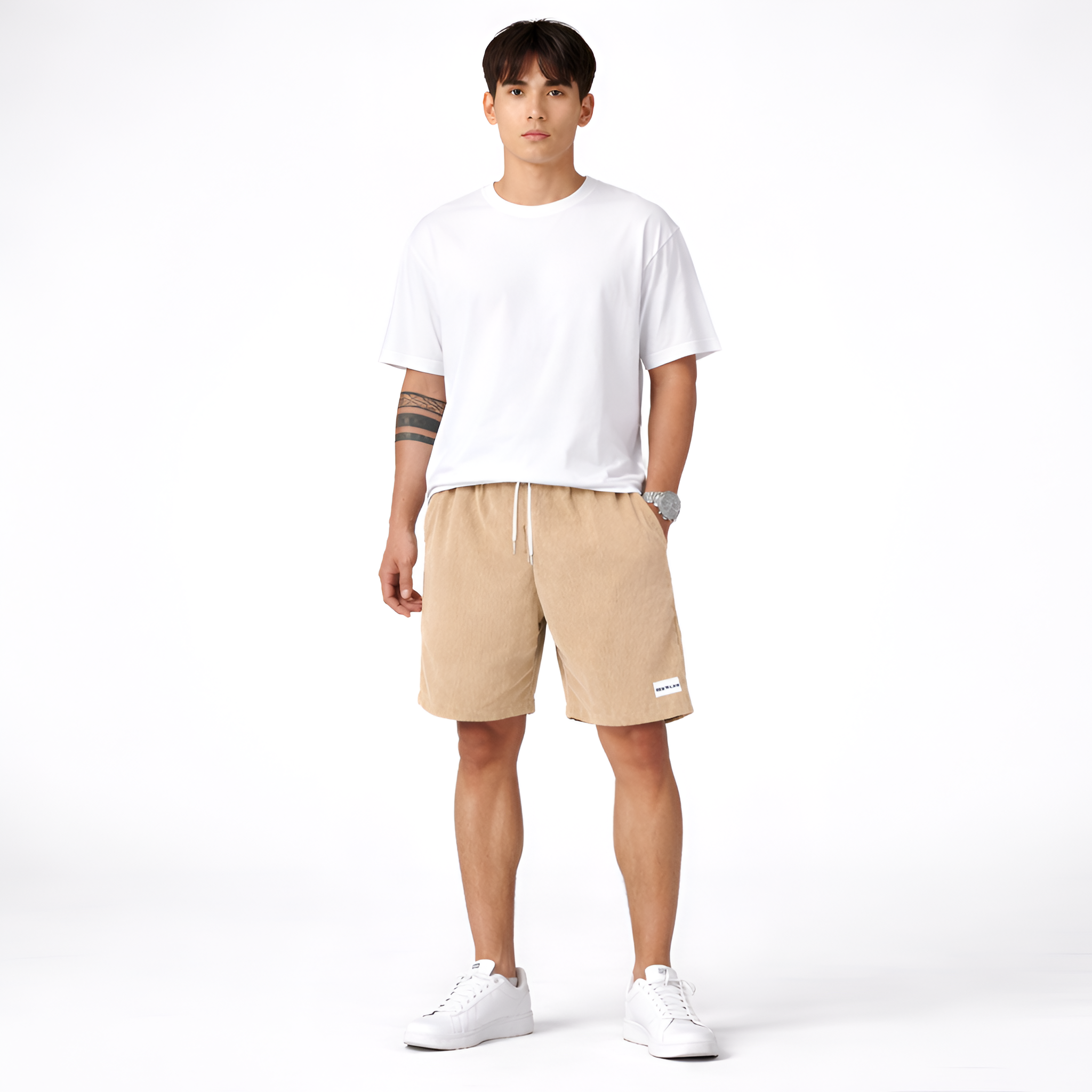 Primo - Pantaloncini casual estivi da uomo