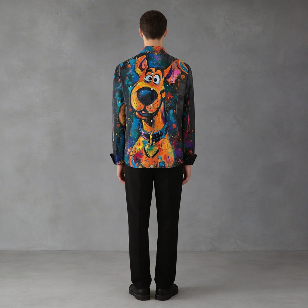 Alesandro - Camicia da uomo in lino a maniche lunghe