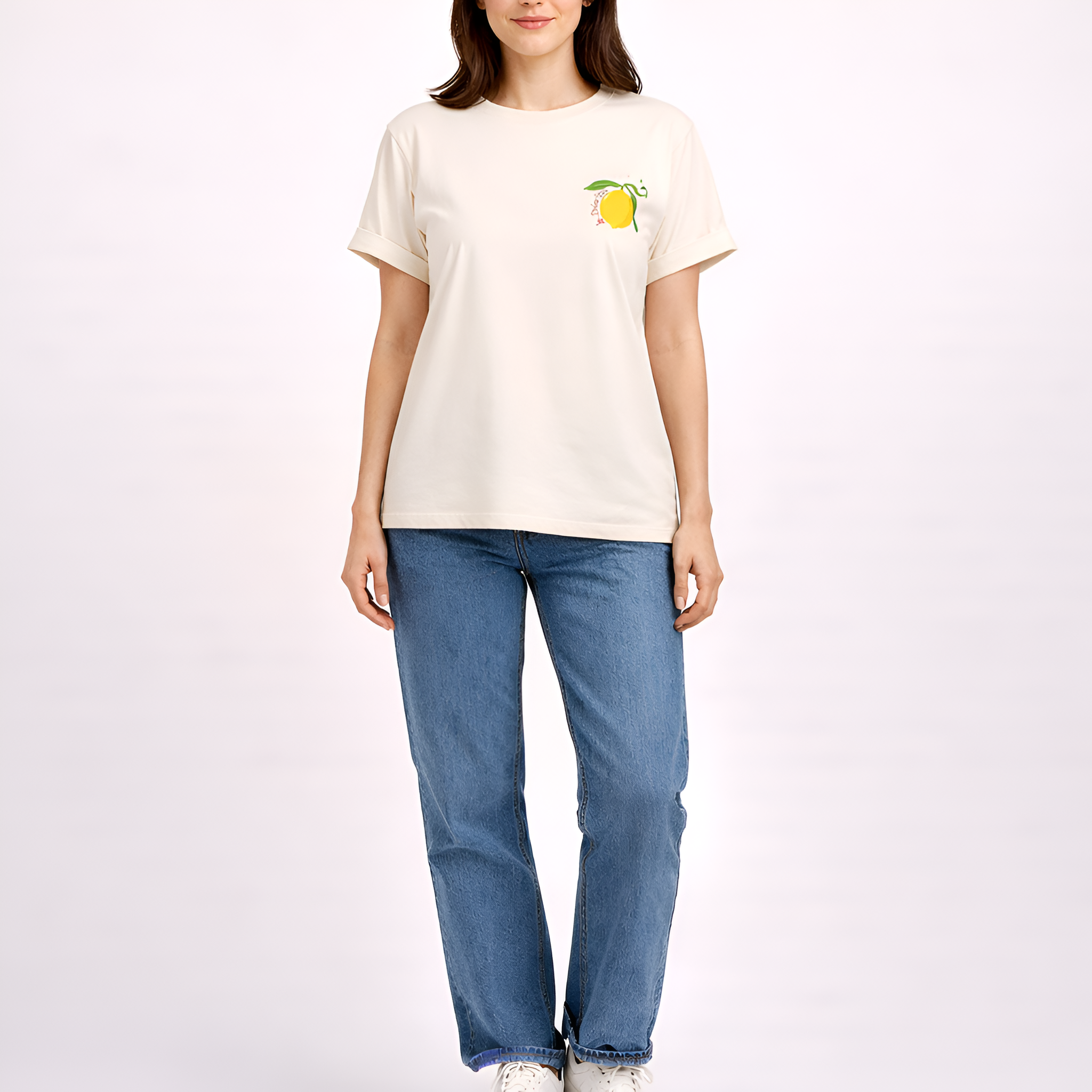 Alba - Maglietta con stampa a limoni