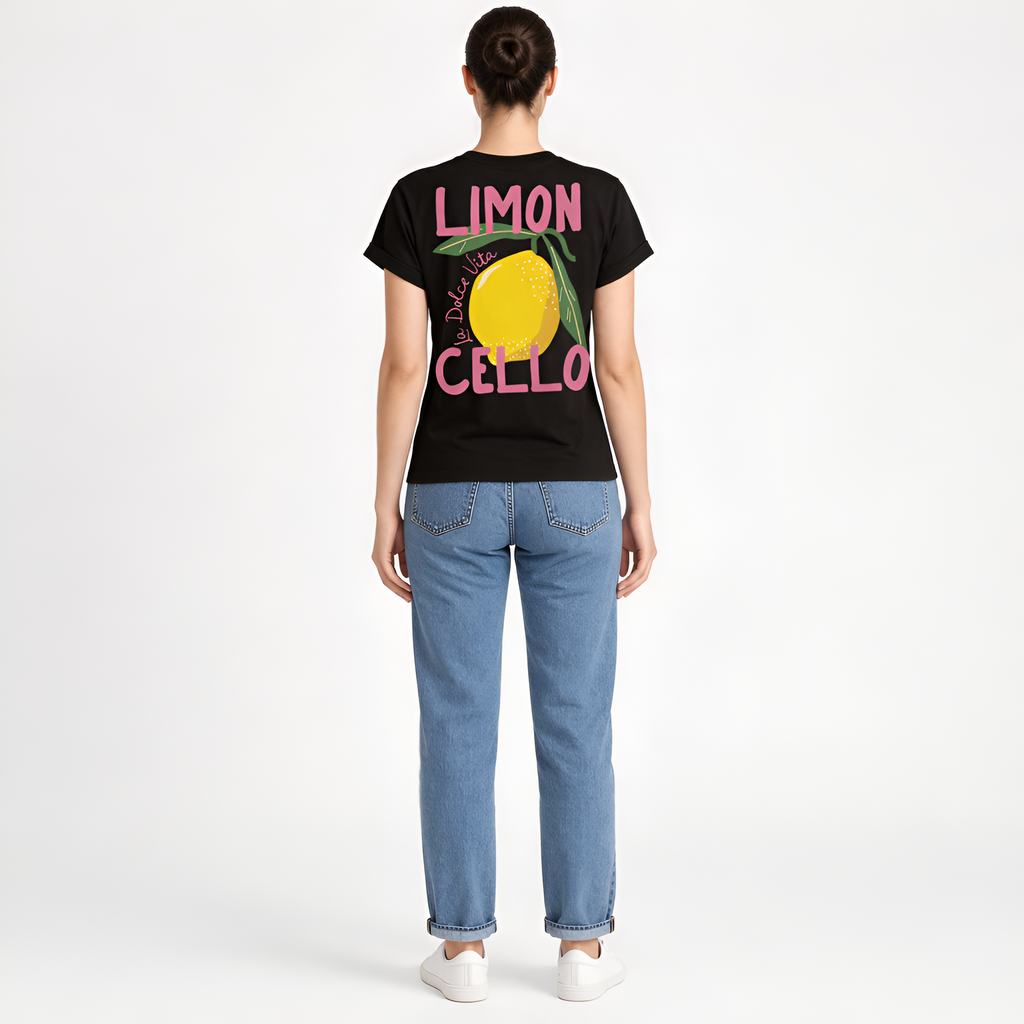 Alba - Maglietta con stampa a limoni