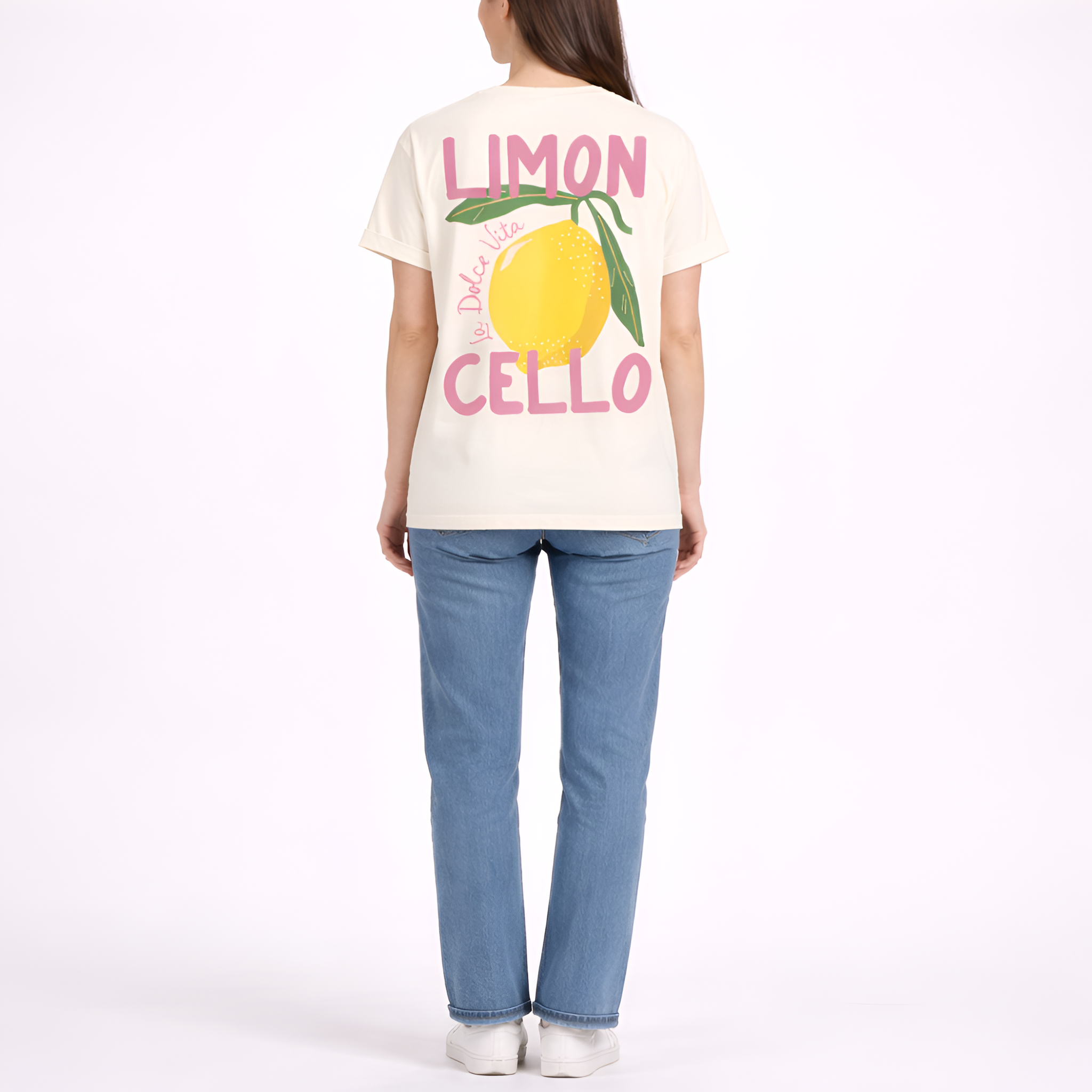 Alba - Maglietta con stampa a limoni