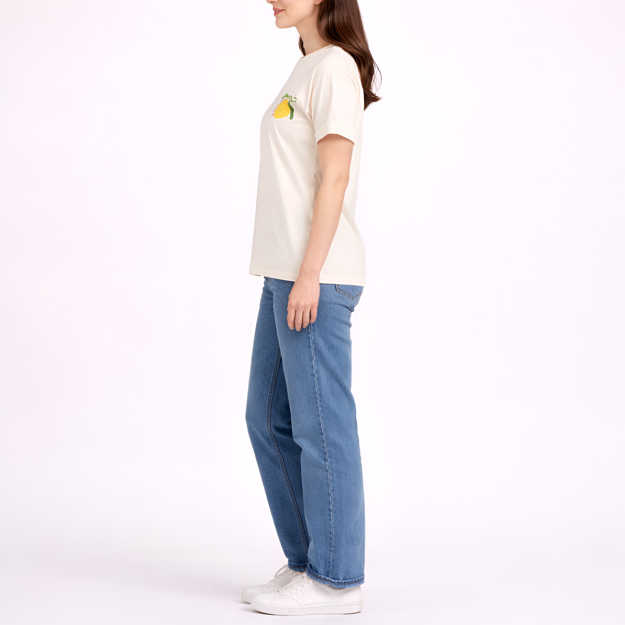 Alba - Maglietta con stampa a limoni