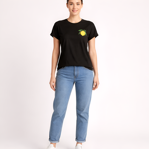 Alba - Maglietta con stampa a limoni