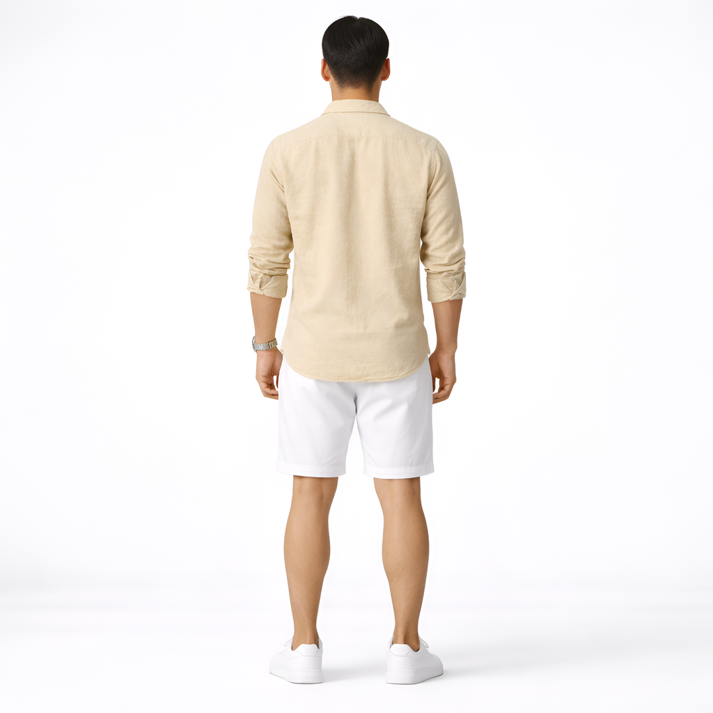 Enzo - Camicia business casual a maniche lunghe