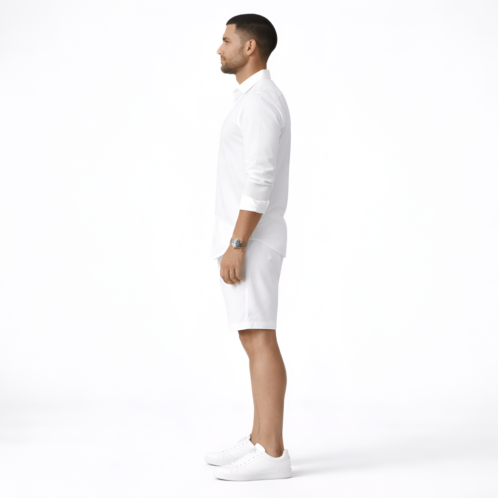 Enzo - Camicia business casual a maniche lunghe