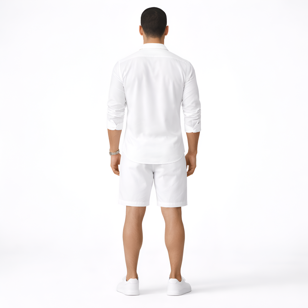 Enzo - Camicia business casual a maniche lunghe